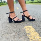 Block strap Heel - Thao Tree