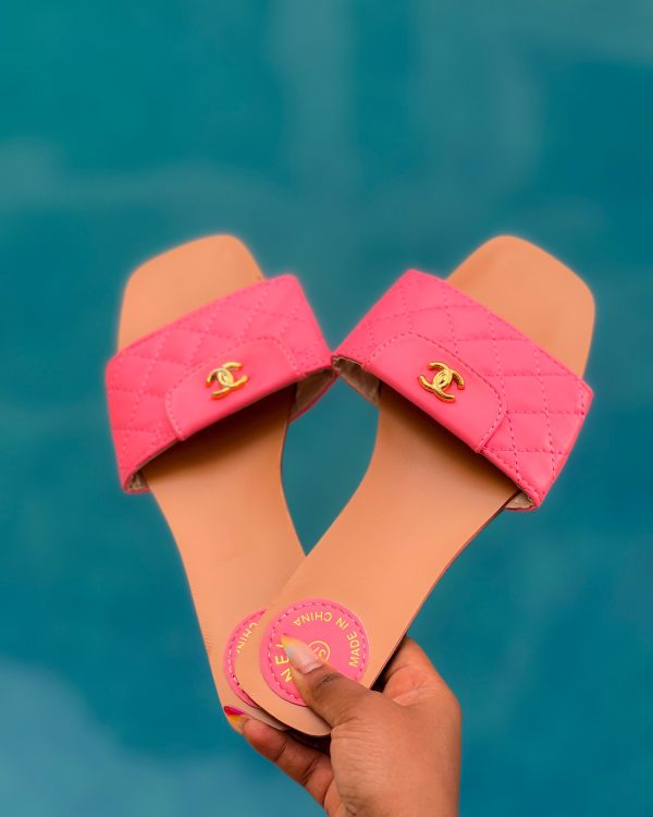 Chanel flat sandals