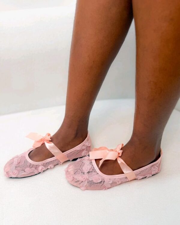 Ribbon Tie Lace Ballet